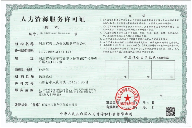 河北京聘人力资源